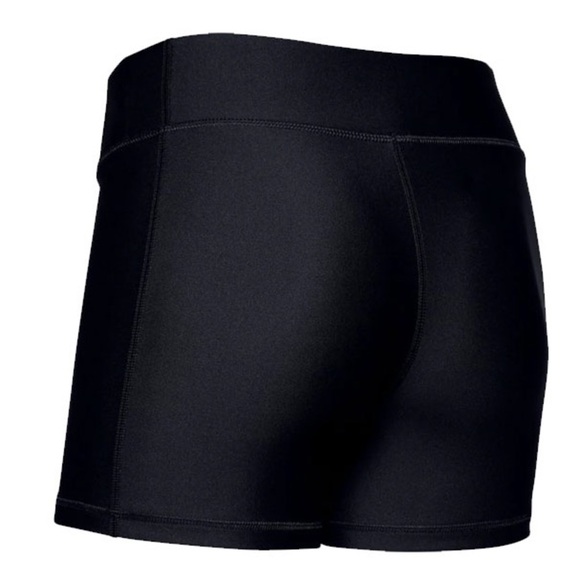 Under Armour Black Athletic Volleyball Workout Shorts Compression Fit Sz Medium - Picture 3 of 7